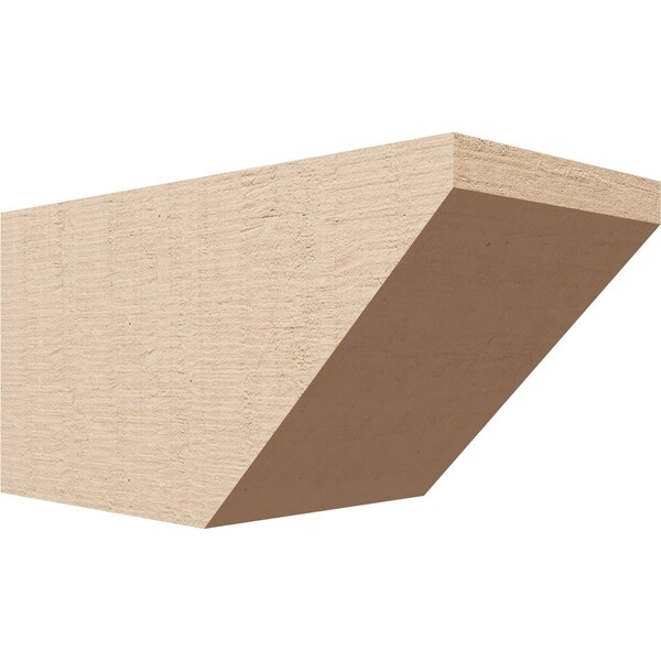 Ekena Millwork 6in. W x 6in. H x 12in. L Concord Woodgrain TimberThane Rafter Tail, Primed Tan RFTUR06X06X12CONRCPR - main